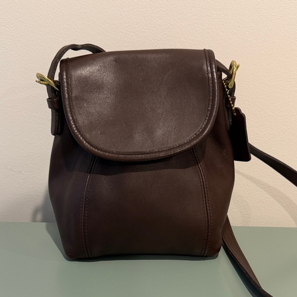 Vintage Coach Legacy Bag Brown Style 4108